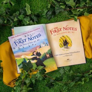 Julie Andrews Instagram - It’s the Book Birthday of THE FIRST NOTES: The Story of Do, Re, Mi! Heartfelt thanks to @chiaraillu, @littlebrownyoungreaders and @janine_kam_tom for helping Julie and Emma bring the amazing story of Guido D’Arezzo and the invention of the solfège to life! - Team Julie