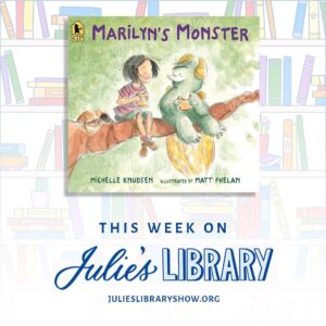 Julie Andrews Instagram - The first episode of @julieslibraryshow us up! Today Emma and I explore a wonderful world of friendly creatures as we read “Marilyn’s Monster.” You can find the show on your favorite #podcast app or at the link in my profile.