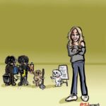 Julie Benz Instagram - These always make me giggle 🤭 thank you @tucartoons for sharing your art 🖼️