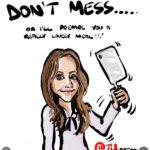 Julie Benz Instagram - These always make me giggle 🤭 thank you @tucartoons for sharing your art 🖼️