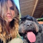 Julie Benz Instagram - When you have 4 dogs…. EVERYDAY IS #NATIONALDOGDAY 😱🤣 which proves that my house is run by the dogs 🐻 🐻 🐶 🐶 I’m just here to feed and scoop the poop 💩 photo #2 is typical of me and ozzy 🤪 #mylifeisrunbydogs #mypack #bouviersofinstagram #havaneseofinstagram #morkiesofinstagram