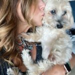 Julie Benz Instagram - When you have 4 dogs…. EVERYDAY IS #NATIONALDOGDAY 😱🤣 which proves that my house is run by the dogs 🐻 🐻 🐶 🐶 I’m just here to feed and scoop the poop 💩 photo #2 is typical of me and ozzy 🤪 #mylifeisrunbydogs #mypack #bouviersofinstagram #havaneseofinstagram #morkiesofinstagram