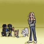 Julie Benz Instagram - This is so cool 🥰 Thank you @tucartoons for sharing your art with me and my pack ❤️❤️❤️❤️