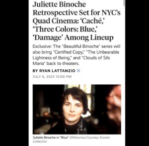 Juliette Binoche Thumbnail - 11.4K Likes - Top Liked Instagram Posts and Photos
