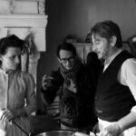 Juliette Binoche Instagram - THE TASTE OF THINGS (La Passion de Dodin Bouffant) is coming on the 14th of February ♥️in the US, UK... Here are some pictures I want to share while working with Tran Anh Hung on set. You can see a picture with Pierre Gagnaire our Chef & Hung and the last picture with Michel Nave and Galaeta et Bonnie, Pierre’s right hand who taught us fine cuisine ! 🧑‍🍳