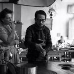 Juliette Binoche Instagram - THE TASTE OF THINGS (La Passion de Dodin Bouffant) is coming on the 14th of February ♥️in the US, UK... Here are some pictures I want to share while working with Tran Anh Hung on set. You can see a picture with Pierre Gagnaire our Chef & Hung and the last picture with Michel Nave and Galaeta et Bonnie, Pierre’s right hand who taught us fine cuisine ! 🧑‍🍳