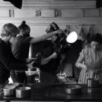 Juliette Binoche Instagram - THE TASTE OF THINGS (La Passion de Dodin Bouffant) is coming on the 14th of February ♥️in the US, UK... Here are some pictures I want to share while working with Tran Anh Hung on set. You can see a picture with Pierre Gagnaire our Chef & Hung and the last picture with Michel Nave and Galaeta et Bonnie, Pierre’s right hand who taught us fine cuisine ! 🧑‍🍳
