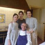 Juliette Binoche Instagram - THE TASTE OF THINGS (La Passion de Dodin Bouffant) is coming on the 14th of February ♥️in the US, UK... Here are some pictures I want to share while working with Tran Anh Hung on set. You can see a picture with Pierre Gagnaire our Chef & Hung and the last picture with Michel Nave and Galaeta et Bonnie, Pierre’s right hand who taught us fine cuisine ! 🧑‍🍳