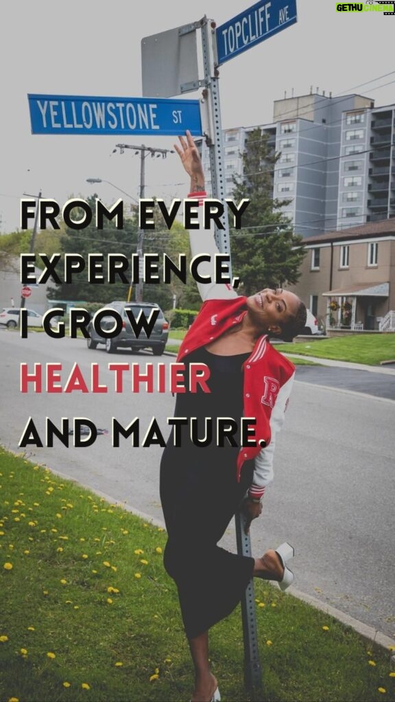 Jully Black Instagram - 🌟 Mantra Monday! This week, let’s embrace the empowering mantra: ‘From every experience, I grow healthier and mature.’ ✨ Each moment shapes us, helps us grow, and brings us closer to our best selves. Join us in repeating this mantra throughout the week and feel the positive energy it brings. We want to hear from you—how does this mantra resonate with your journey? Share your reflections and videos of you practicing the mantra in the comments below! Let’s grow and mature together, one experience at a time. 💖 📖 Sis Don’t Settle Author @judgefaithjenkins #100StrongAndSexyC18 #MantraMonday #GrowthMindset #CommunitySupport