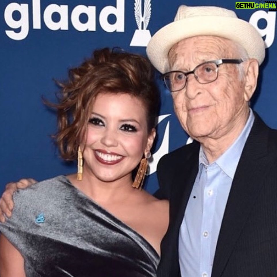 Justina Machado Instagram - Happy 100th Birthday @thenormanlear!!! What an honor it is to know and love you. You are loving generous supportive and truly the Greatest of All Time. You’re an American hero a national treasure and my dear friend . I love you!!!