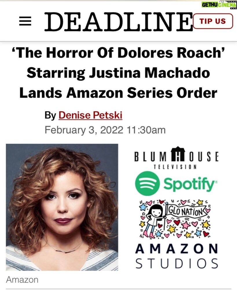 Justina Machado Instagram - This is so exciting!!! I’m very grateful. Dolores Roach is like nothing I’ve ever played before. What a gift to work with this incredibly thoughtful brilliant team!!! Aaron Mark you’re a genius. Dara Resnick you’re a Goddess !! Justin McGoldrick and Jeremy Gold thank you both for the incredible support !! Roxanne Dawson thank you!!! Added bonus to this amazing moment is I get to collaborate once more with my @gloriakellett Happy Thursday mi Gente♥️♥️♥️