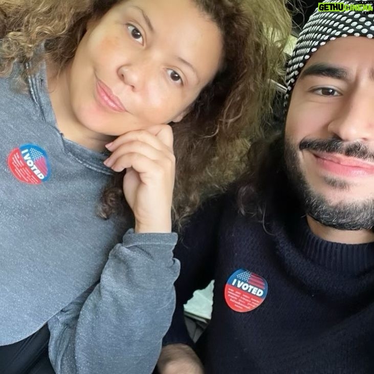 Justina Machado Instagram - We did it!!! #Vote ♥️♥️