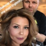 Justina Machado Instagram - #tbt getting ready for something with the fabulous @glennnutley . Happy Thursday mi GENTE!!! ❤️❤️