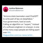 Justine Bateman Instagram – Ladies and gentlemen, your government. #AI