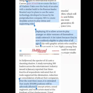 Justine Bateman Instagram - If you’d like to keep track in real time, you can find the #AI damage list here: credo23.com/AIINFILM