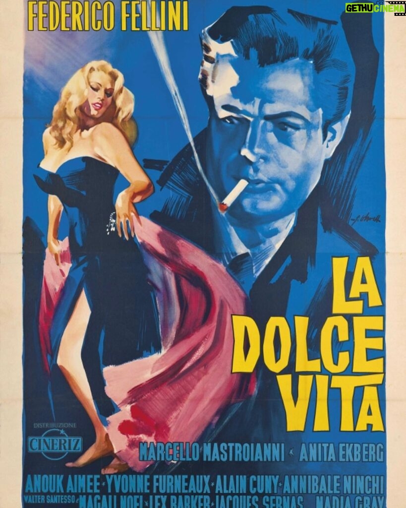 Justine Bateman Instagram - Next week in #FilmClub is Federico Fellini’s LA DOLCE VITA (1960). Watch beforehand and come discuss Mon 11/20, 4pPT on @clubhouse. Link on bio.