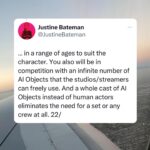 Justine Bateman Instagram – Part 3. #SAG #AI