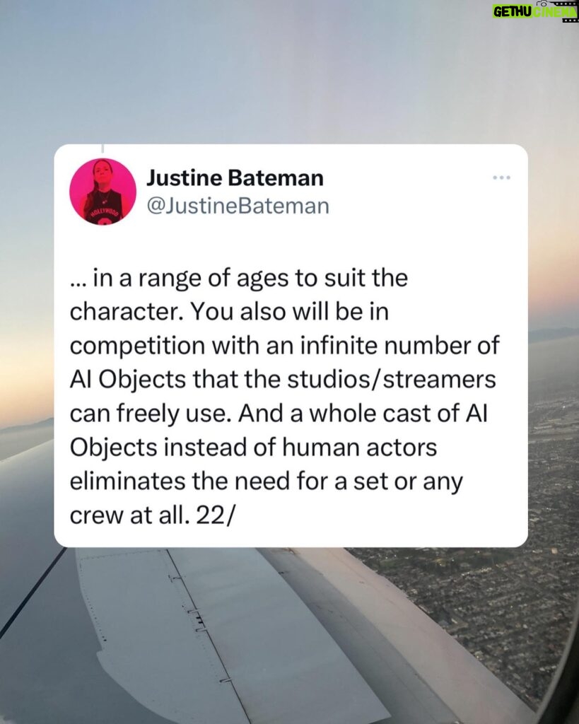 Justine Bateman Instagram - Part 3. #SAG #AI