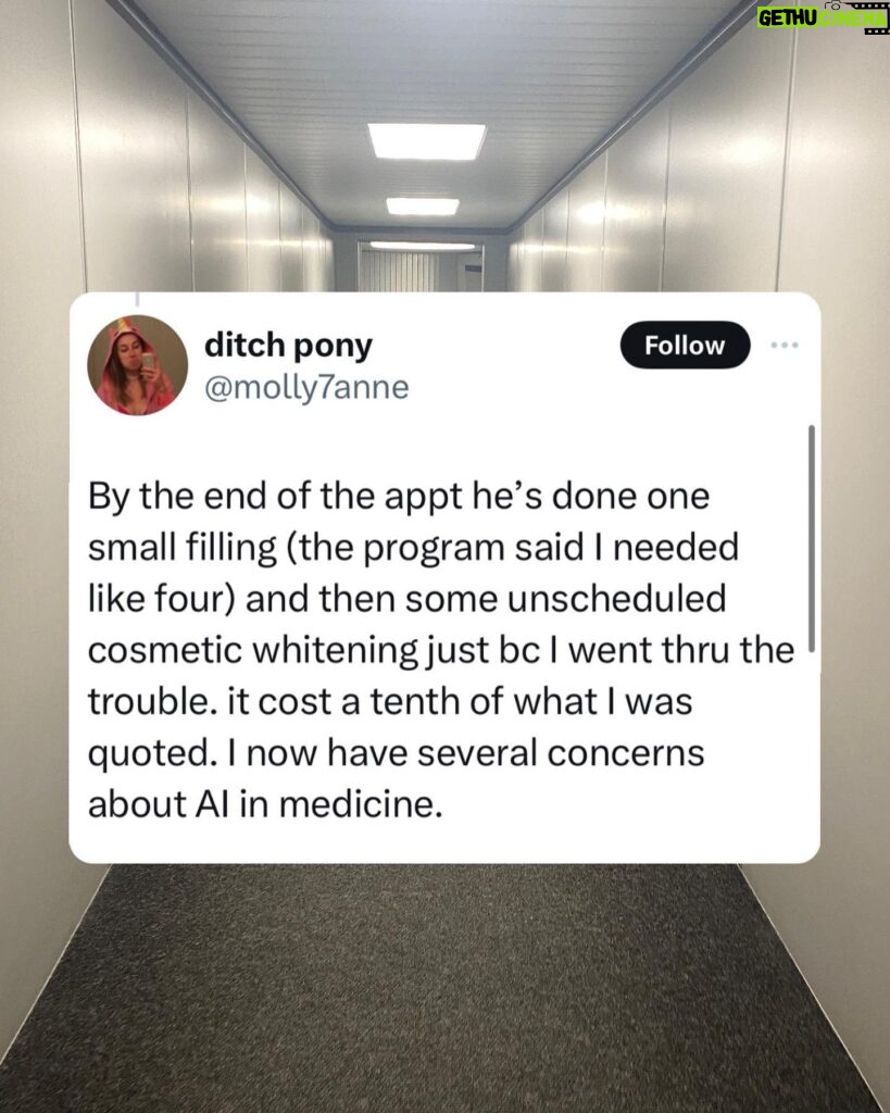 Justine Bateman Instagram - #AI in medicine. Get a second opinion.