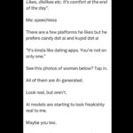 Justine Bateman Instagram - Cue the population decline. (Images made possible from scraping all your selfies, no doubt.) #AI Via @gregisenberg.