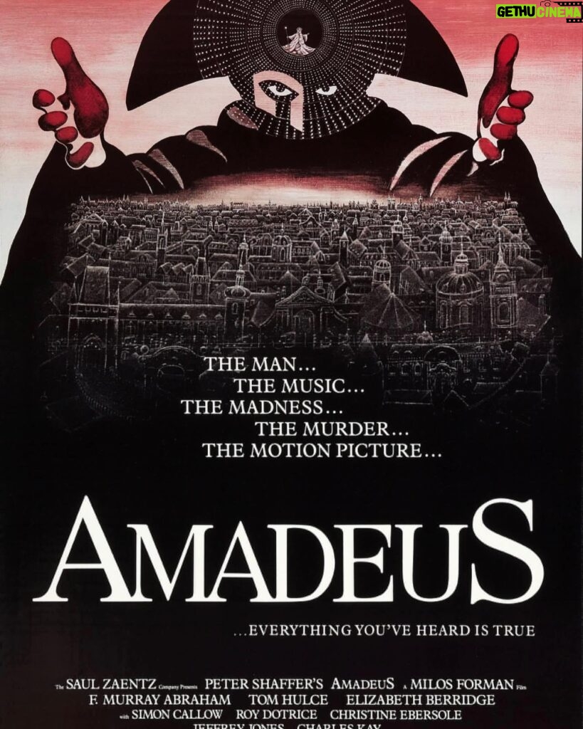 Justine Bateman Instagram - Next week in #FilmClub is Milos Forman’s AMADEUS (1984). Watch beforehand and come discuss Mon 3/11, 4p PT. Link in bio.