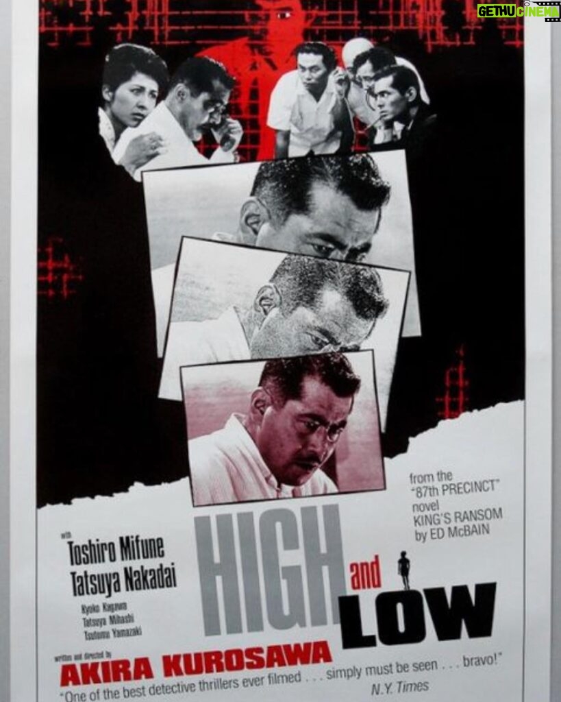 Justine Bateman Instagram - Next in #FilmClub is Akira Kurosawa’s HIGH AND LOW (1963). Watch beforehand and come discuss Mon 6/17/24, 4pPT on @Clubhouse. Link in bio.