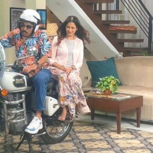 Jyoti Gauba Instagram - Chasing adventures with my favorite ride 🏍️💨
.
Shoot bts
.
.@sayaji_shinde

Cstm @officialrahulrajsharma 
Director @murali_adfilmmaker 
..
 #BikeLife #WindInMyHair #RideOrDie #AdventureTime #BehindTheScenes #happinessonwheels #BikeLife #WindInMyHair #RideOrDie #AdventureTime #BehindTheScenes #HappinessOnWheels