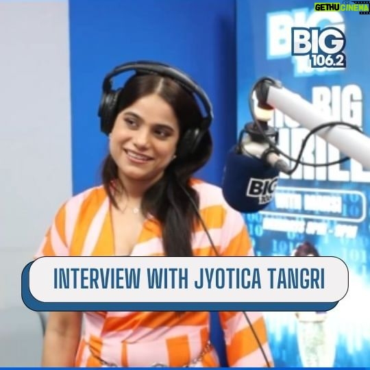 Jyotica Tangri Instagram - The studio of Big is ecstatic to welcome @jyoticatangri and her melodies on air! @vardhamanofficial's beats and @zohraameen's translations had us in stitches. Did Jyotica crack it? Tune in to find out!🔊🎶 #BIG1062 #Bollywood