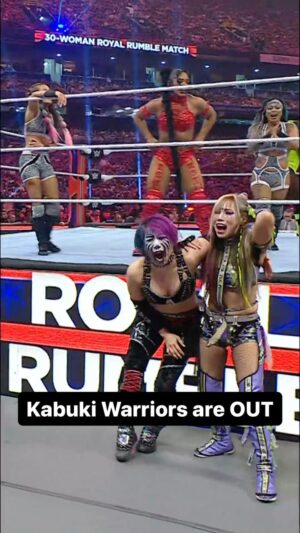 Kacy Catanzaro Instagram - Looks like @itsmebayley is gonna have to win this thing all by herself now 😬 #RoyalRumble