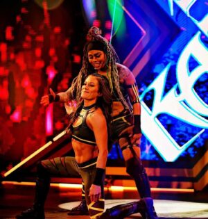 Kacy Catanzaro Instagram - HAPPY BIRTHDAY TO MY GIRL @kaydenwwe 🎉🥳

We have been through it all.. the highs, the lows, and everything in between.. and we ain’t stopping! I couldn’t imagine doing it with anyone else 👯‍♀️