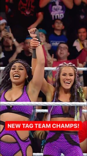 Kacy Catanzaro Instagram - #ANDNEW Women’s Tag Team Champions… CONGRATS @kaydenwwe & @katana_wwe! 🔥👏🎉 #WWERaw