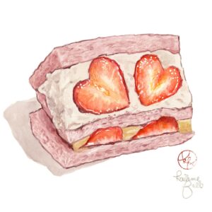 Kailene Falls Instagram - ❤️🤎Valentine Collection🤎❤️
❤️🤎バレンタイン コレクション🤎❤️

A week away until Valentine’s day, but I decided to share this early to perhaps inspire some people in their Valentine treat selection! These are some paintings I’ve made over the years that give me Valentine vibes- lots of chocolate and strawberries! Hope you have a sweet day!

② Strawberry Valentine Parfait
③ Shiseido Chocolates
④ Valentine Fruit Sandwich
⑤ Valentine Danish
⑥ Chocolate Bark
⑦ Strawberry and Chocolate Snacks
⑧ Chocolate Cherry Cake
⑨ Shiseido Valentine Parfait

バレンタインまで一週間！誰かにバレンタインスイーツの選択に参考なれるかなぁと思って、少し早めに投稿しました！バレンタインのために描いたイラスト、またはバレンタインっぽいイラストをまとめてみました。やっぱりチョコレートとイチゴが多いですね！ 甘い一日を過ごせるように！