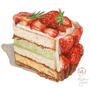 Kailene Falls Instagram - Japanese Christmas Collection
日本のクリスマスコレクション
🍗🍰🍗🍰🍗🍰🍗🍰🍗🍰🍗

Merry Christmas from Tokyo! While celebrating Christmas is relatively recent in Japan, somehow Japan still has it’s own customs… eating strawberry cake and fried chicken! Many Japanese people think this is a world-wide tradition, so they are surprised to find that it’s pretty unique to Japan. Which chicken and cake illustration combo would you most like to try?

Slide #
② Karaage   Pasta 
③ Classic Strawberry Shortcake
④ KFC Christmas Bucket
⑤ Strawberry Pistachio Roll Cake
⑥ Famichiki 
⑦ Strawberry Short Cake
⑧ Strawberry Christmas Cake
⑨ Strawberry Cake Tart
⑩ Karaage with Mayo

東京からメアリークリスマス！日本で祝いするのが割と最近なので、日本ならでのクリスマス文化ありますね… チキンとケーキ！西洋文化と思う日本人が多いかもしれないけど、実は日本の文化です！例えばアメリカでは七面鳥やハムと、クリスマスクッキーが基本です！ヨーロッパもクッキーやシュトーレン…とにかく日本と違います！このイラストの中で、チキンとケーキの組み合わせをどれ食べてみたいですか？