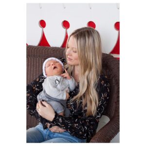 Kaitlin Doubleday Instagram - We’re tired because one of us likes to stay up crying from 9-12 every single night! Thank you for not screaming for the full three hours like you were a couple weeks ago though... We really do appreciate the progress. Baby steps! And to think, I thought Pony getting me up for 5 minutes to pee every night was tough!