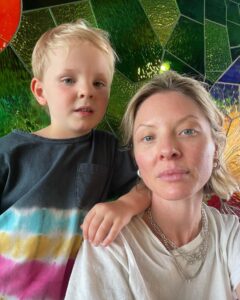 Kaitlin Doubleday Instagram - Woke up feeling heavy. Did what a normal person would do in that circumstance and listened to a depressingly informative podcast on inflation, then read some horrific news about Ukraine…made breakfast, poured a cup of juice for Frankie before spilling the entire jug on a rug…got in the car to realize our plans had canceled right before Frankie spilled the remaining juice in the car. I took a deep breath and continued on and through being in this little guys world, I forgot all the crap for the afternoon. As we were walking back to the car Franklin said “wasn’t this a wonderful day mom?” ♥️ It was. It is.