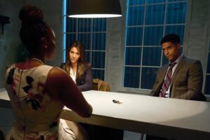 Kaitlyn Leeb Instagram - TONIGHT Fallen Angels Murder Club is on @lifetimetv at 8pm est. I absolutely loved working on this project with some of the best people around! Congratulations to the BP, FAMC and Lifetime family🥂For my 🇨🇦friends, it will air April 24th on @ctvdrama ✌🏼
