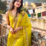 Kajal Sharma Instagram - 💛 . . . . . #explorer #instagram #indianwear