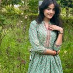 Kajal Sharma Instagram - In my happy place.🍃🫶🏻🧚‍♀️ . Wearing - @saviindia ☘️ . . . . . . #explore #nature #naturelovers #home
