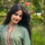 Kajal Sharma Instagram - In my happy place.🍃🫶🏻🧚‍♀️ . Wearing - @saviindia ☘️ . . . . . . #explore #nature #naturelovers #home