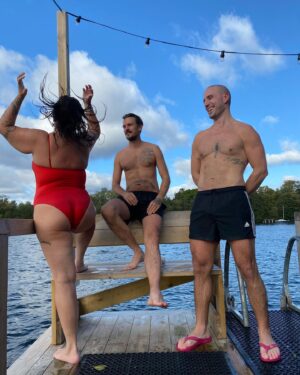 Kakan Hermansson Instagram - Äntligen sauna szn