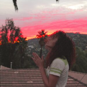 Kallee Brookes Instagram - #tbt to exactly how I feel right now. #nofilter #noedit yes sometimes sunsets in #LA can look like this cuz of fires or smog. #sunset 🌄#summer 📸:@mordecai_music