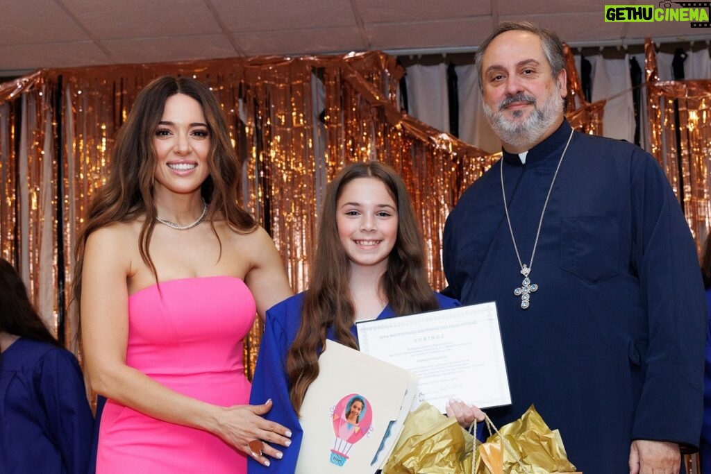 Kalomoira Sarantis Instagram - Had the honor of surprising the graduates at Saint Nektarios Greek-American Church in Boston! 🏛️🎓 Encouraged them to keep learning about their heritage and never forget their roots. Big shoutout to Rev. Fr. Odisseys, the dedicated staff, PTA, and especially Maria Kyriakantonaki-Bakola for making everything so special. Such a pleasure to be part of this amazing community! 🙏✨ #GreekAmerican #Graduation #Community #Heritage Photographer: Areti Bratsis