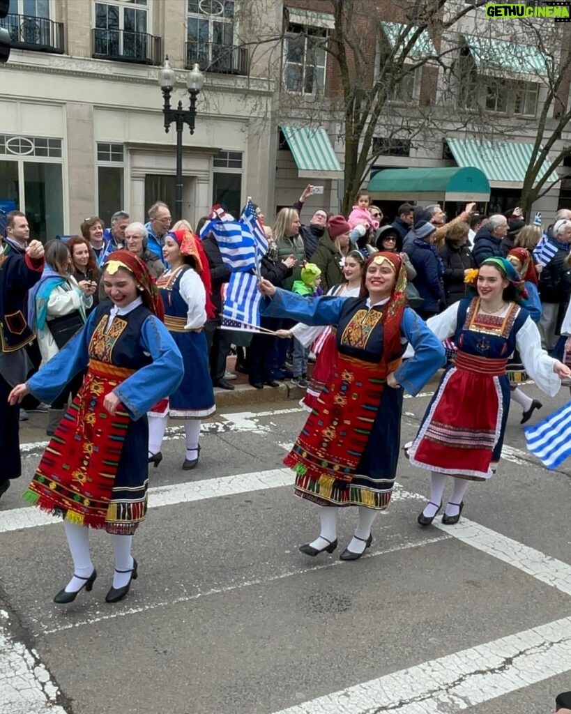 Kalomoira Sarantis Instagram - Thank you, Boston, for the incredible honor of being your Grand Marshal for the Greek Independence Day Parade. I felt so welcomed by everyone and am so proud to be Greek. 🤍💙 Ζητώ Ελλάς 🇬🇷