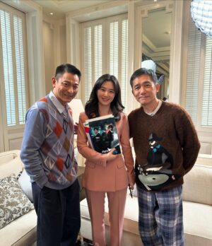 Kang Ji-young Instagram - 홍콩 느와르 그 자체인 두 배우님과.
아마 평생 잊지 못할 인터뷰 중 하나로 남을듯 🫠
#무간도forever