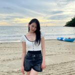 Kang Ji-young Instagram – 🤍🩵💛🧡🏝️