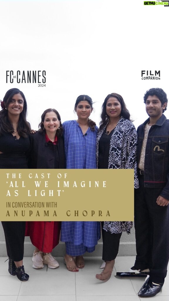 Kani Kusruti Instagram - #FCatCannes: An Indian film is ‘In Competition’ at the @festivaldecannes for the first time in 30 years. The cast of the film ‘All We Imagine As Light’, @kantari_kanmani, @divya_prabha__, @chhaya.kadam.75, and @hridhuharoon sit down with @anupama.chopra to discuss what it was like working with @payalrkapadia, walking the red carpet, and much more! #FCatCannes in Association with: Entertainment Partner: @airtelxstreamindia Beauty Partner: @lakmeindia Podcast Partner: @amazonmusicin Travel Partner: @airfrance #FilmCompanion