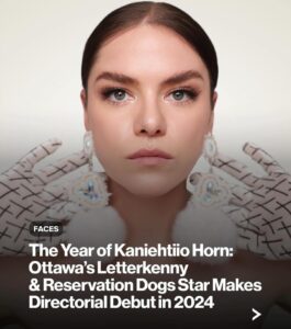 Actress Kaniehtiio Horn HD Instagram Photos and Wallpapers January 2024