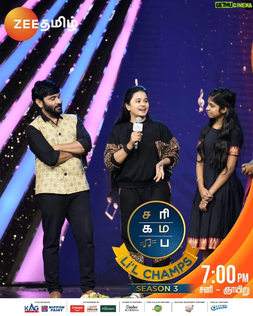 Kannika Snekan Instagram - And The Pair Is Here...!!!😍 Saregamapa Lil Champs | Dedication Round | Saturday and Sunday at 7pm. #SaregamapaLilChamps3 #SaregamapaLilChamps #Abhirami #Saindhavi #SriNivas #VijayPrakash #Archana #Snehan #SathishAndBand #Kilmisha #ZeeTamil