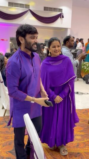 Kannika Snekan Instagram - Director @antony_bhagyaraj reception, congrats dear’s 💐
And beautiful actress @chandiniofficial  love you 🥰

#wedding #love #care #peaceful #god #trust #truth