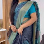 Kannika Snekan Instagram – The Tussar Silk Saree is from @bagavati_boutique . One upcoming Unique boutique located in Tuticorin. They have wide range of sarees and maxis for any occasions . Do visit the page and check out their collections

#festival #sarees